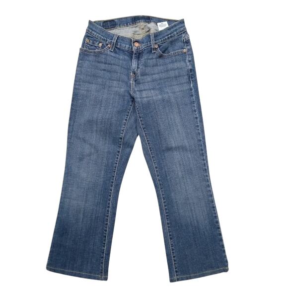 [J108] Levi's Dark Wash Straight Leg Jeans, Size 6M - Picture 1 of 6